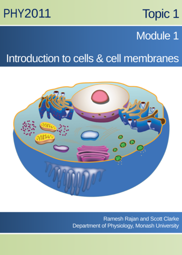 Introduction to cells & cell membranes