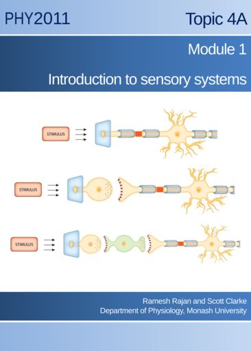 Introduction to sensory systems